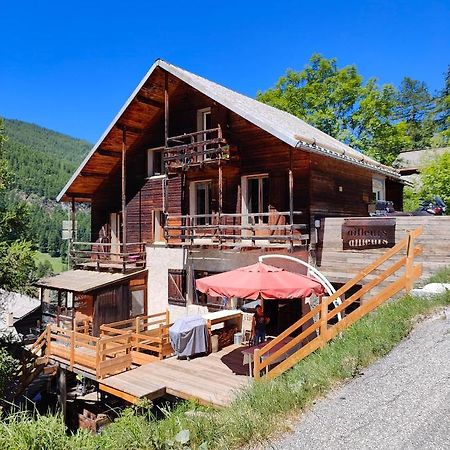 Chalet Ailleurs Appartement A Molines En Queyras Екстериор снимка
