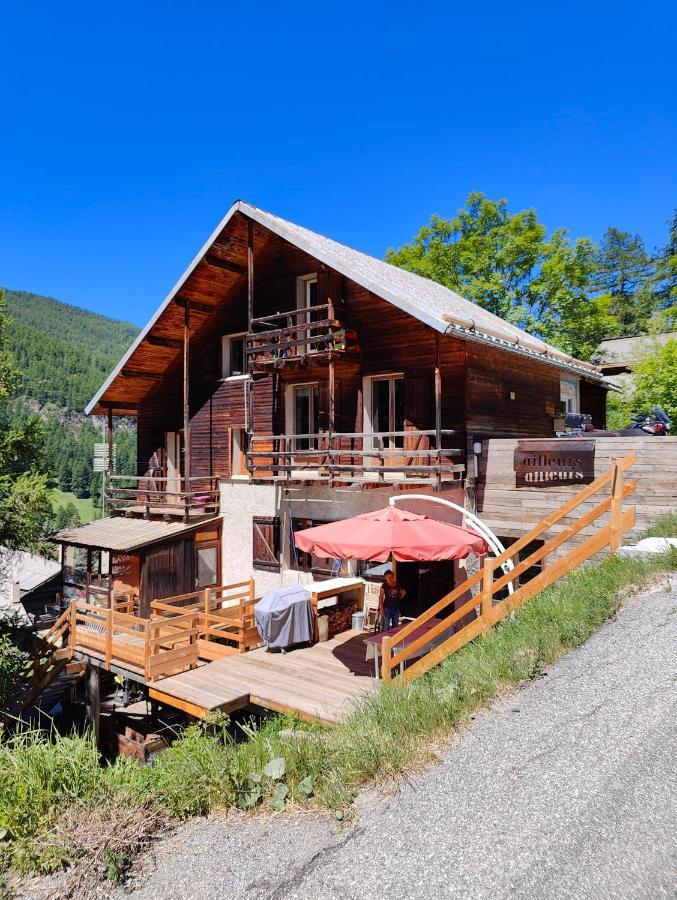 Chalet Ailleurs Appartement A Molines En Queyras Екстериор снимка